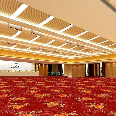 Poliéster de apoio Axminster Floral Design Commercial Printed Carpet com e Broadloom