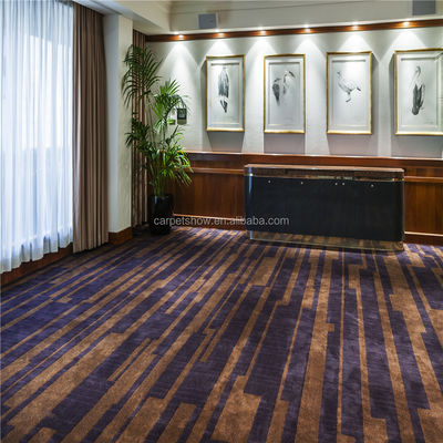 Tapete de cinema Axminster de cor personalizada para o cinema Broadloom Tapete de piso
