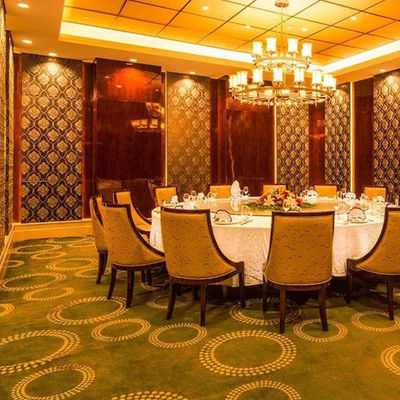12 pés ou 13,12 pés Largura Axminster Tapete para Sala de Reuniões e Banquete estilo hotel de luxo