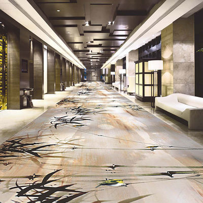 12 pés ou 13,12 pés Largura Axminster Tapete para Sala de Reuniões e Banquete estilo hotel de luxo