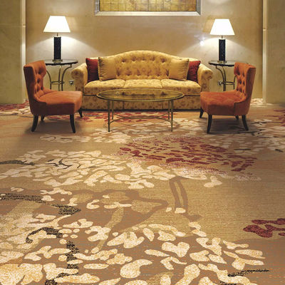 Tapete de nylon de lã tecida de padrão personalizado para quarto sala de estar no Luxury Axminster Hotel