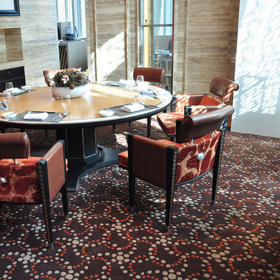 Padrão personalizado de lã tecida Nylon Luxury Axminster Hotel Tapete de salão de baile para carros Oração