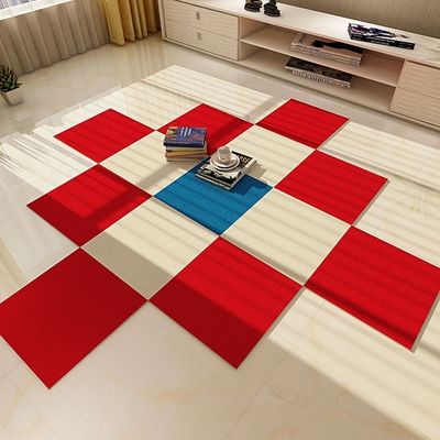 Espessura total 9.5 mm Chapas auto-aderentes de tapete para tapete central no quarto infantil