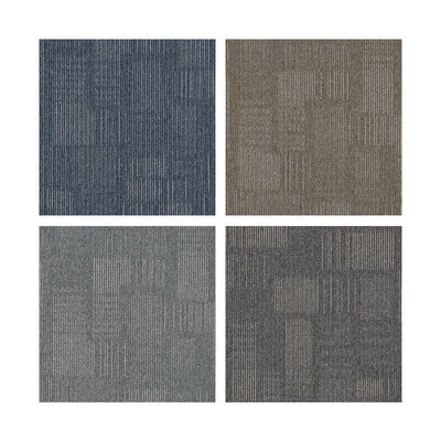Portais impermeável de nylon quadrado ou retangular forma de PVC Modular Office Carpet Tile 50 * 50cm