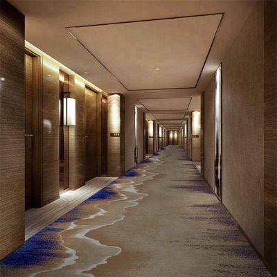 Hotel corredor PET FRIENDLY 100% Nz Wool Axminster Tapete com design personalizado de luxo