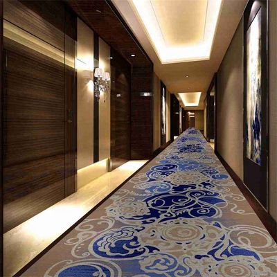 Hotel corredor PET FRIENDLY 100% Nz Wool Axminster Tapete com design personalizado de luxo