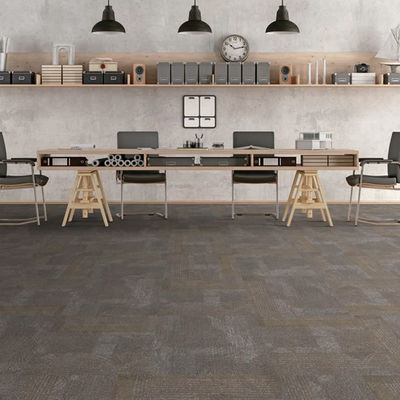 Pavimentos de escritórios comerciais e de hotéis Laváveis Modernos, de Nylon Geométrico PE, com azulejos de carpete