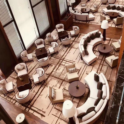 Quarto de quarto ou quarto de hotel à prova de fogo lavável Tapetes de corredor largo e largo em cores personalizadas