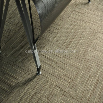 Comércio de azulejos de carpete modulares 100% de polipropileno PVC para pisos de oração de escritório