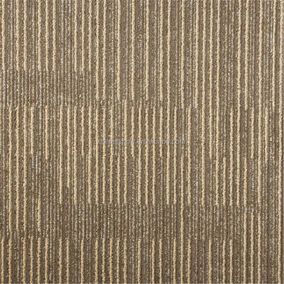 Pavimento de vinil tranqüilidade impermeável com suporte de PVC e padrão de pilha de loop de vários níveis