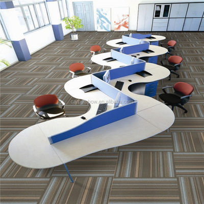 500mm*500mm PP Modular Carpet Tile PVC Backing Machine Made Carpet para quarto