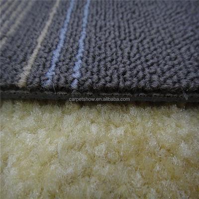 500mm*500mm PP Modular Carpet Tile PVC Backing Machine Made Carpet para quarto