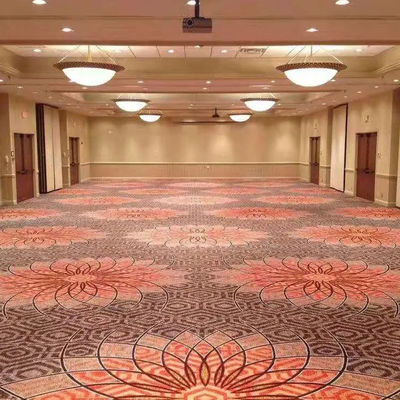 End Sala de jantar Sala de hotel Tapete Broadloom Nylon Impresso Moquete Púrpura 4m 13.12ft
