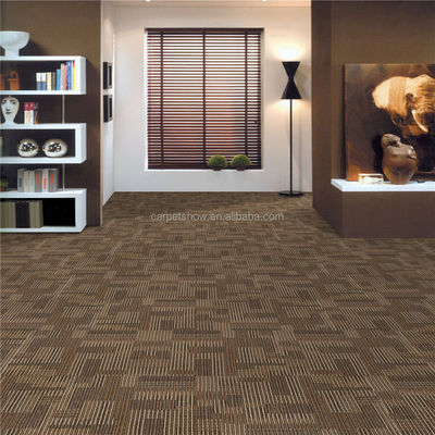 50x50 azulejos de carpete de escritório com padrões impressos em jacquard feitos à mão e design antiderrapante