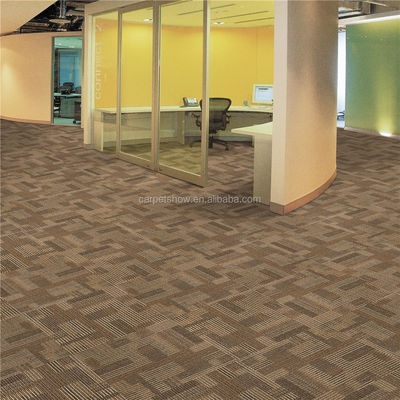 50x50 azulejos de carpete de escritório com padrões impressos em jacquard feitos à mão e design antiderrapante