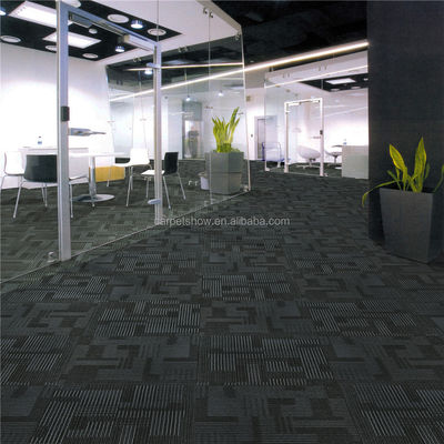 50x50 azulejos de carpete de escritório com padrões impressos em jacquard feitos à mão e design antiderrapante