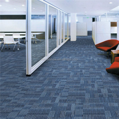 50x50 azulejos de carpete de escritório com padrões impressos em jacquard feitos à mão e design antiderrapante