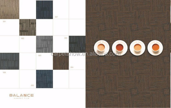 50*50cm Tufted Modern Office PP Carpet Tile com Bela Cor