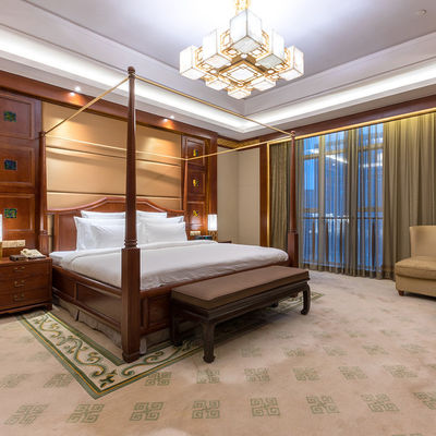 Tapete de hotel de luxo à prova de fogo em nylon roxo para sala de estar
