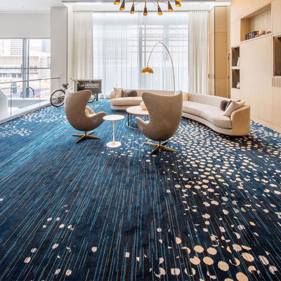 Rectangular Moderno Lobby Tapetes para 5 estrelas Hotel Salas de baile Moquete Tapete de parede para parede