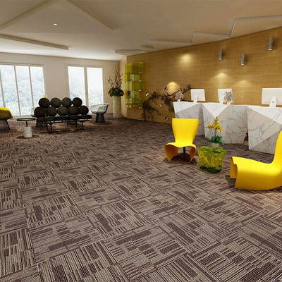 500x500 Tapete de hotel com suporte de PVC verde e construção de pilhas de loop