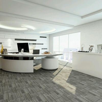500x500 Tapete de hotel com suporte de PVC verde e construção de pilhas de loop