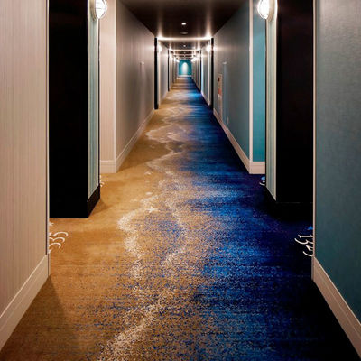Tapete de piso de corredor de lobby de hotel comercial com 3,66m 12ft ou 4m 13,12ft largura