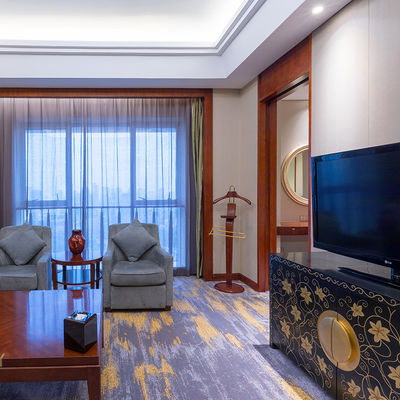 Tapete de parede a parede moderno de luxo para quarto de hotel tapete de salão impresso à prova de fogo