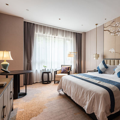 Tapete de parede a parede moderno de luxo para quarto de hotel tapete de salão impresso à prova de fogo