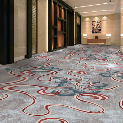 Custom 5 Star Hotel Banquete Hall Tapete e tapete para espaço comercial piso retangular
