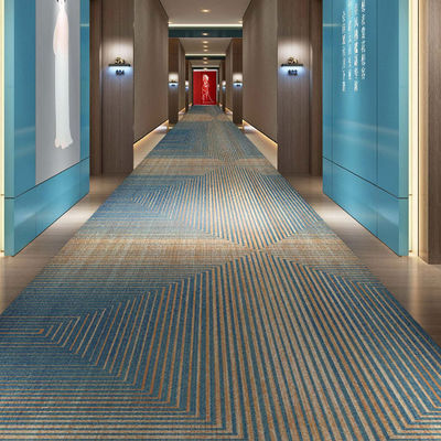 Rectangular Luxury Hotel Carpet Roll para quarto de hotel de 5 estrelas Soundproof Runner Carpet