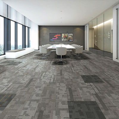 Carpete de escritório comercial 100% nylon com apoio de fibra de vidro PVC