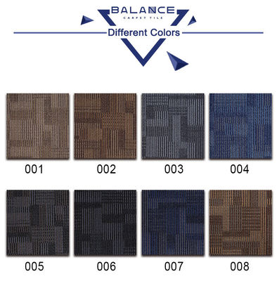 1/12'' Tufting Gauge azuis azulejos de carpete com PVC e espessura total de 6,0 mm