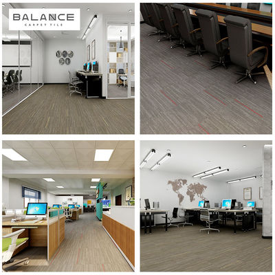 OEM PP Office Modular Carpet Tiles em Estilo Oriental e Design Tufted para Comercial
