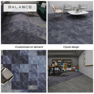 Carpetes quadrados de escritório 50x50 com design moderno e alto tráfego