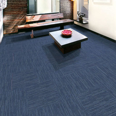 Medium Pile Plain Line Style Feito Nylon/PP Office Carpet Tiles para Casa a partir de personalizado