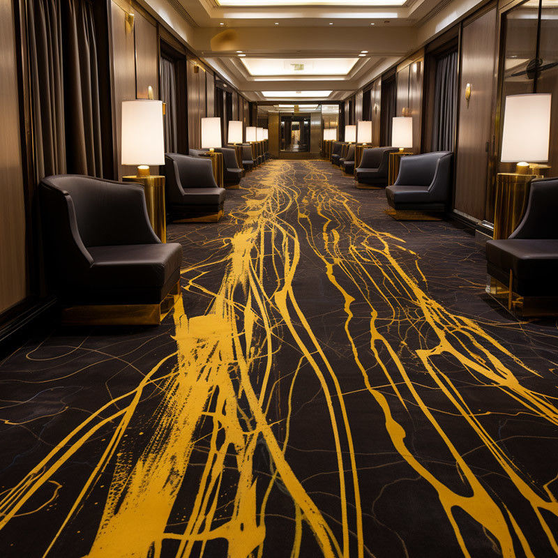 80% de lã e 20% de nylon Luxury Ballroom Banquete Hotel Tapete Para Melhoria de Casa