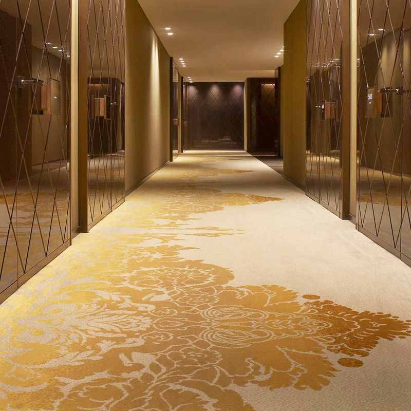 Modelo Abstracto Comercial Tapete Tufted à Mão para o Corredor do Lobby do Quarto do Hotel Moderno