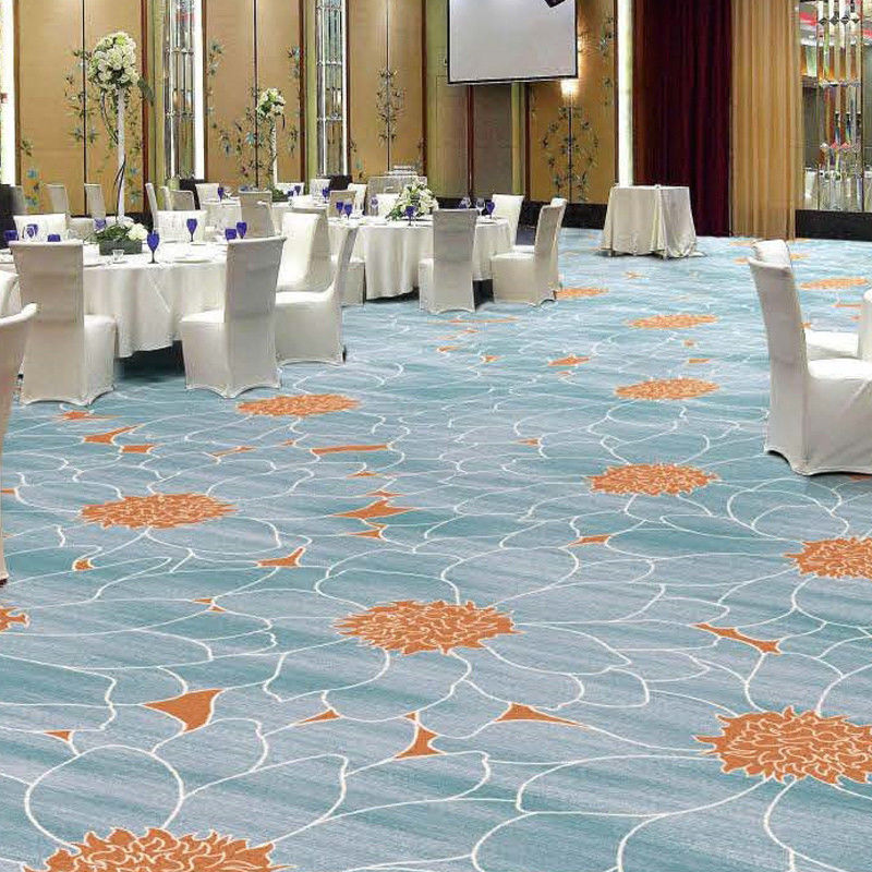 5 Star Hotel Piso Design Personalizado Tapete Axminster com Jute / PP Material de Apoio