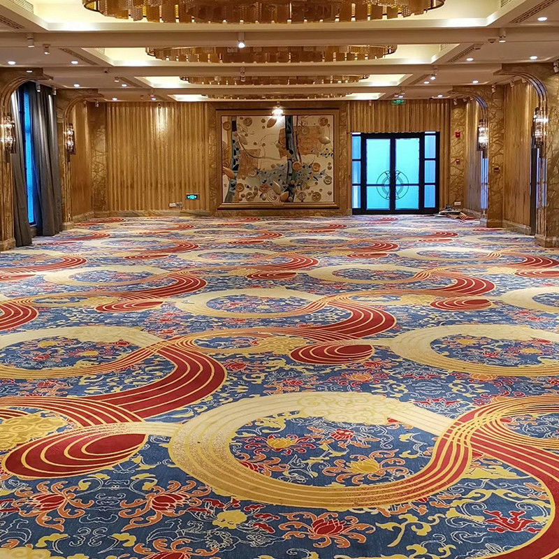 Custom 5 Star Hotel Sala de Banquetes Tapete E Tapete De Alta Qualidade Tapete Densidade 7x7-7x12