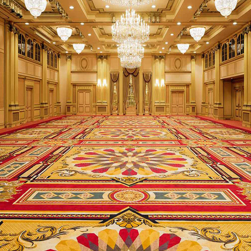 Tapete cortado de nylon para design moderno Lobby de hotel comercial Parede a parede