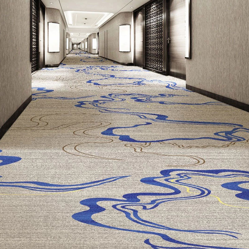 Tapete de alta qualidade para hotel Lobby Sala de baile Corredor Sala de estar Luxo Floral Cut Pile estilo