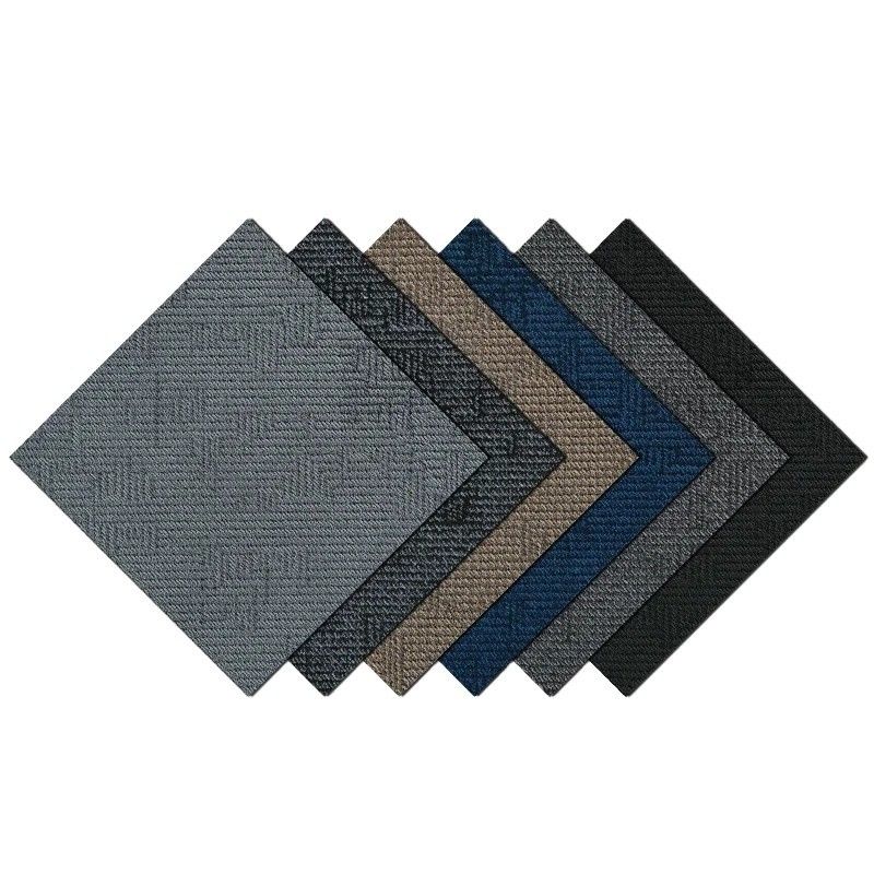 Mulit nível Loop pilha Construção Modular Office Carpet Tiles com PVC 60 x 60