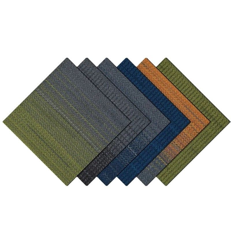 Chapas de carpete de nylon/pp para escritórios com espessura total de aproximadamente 6,0 mm