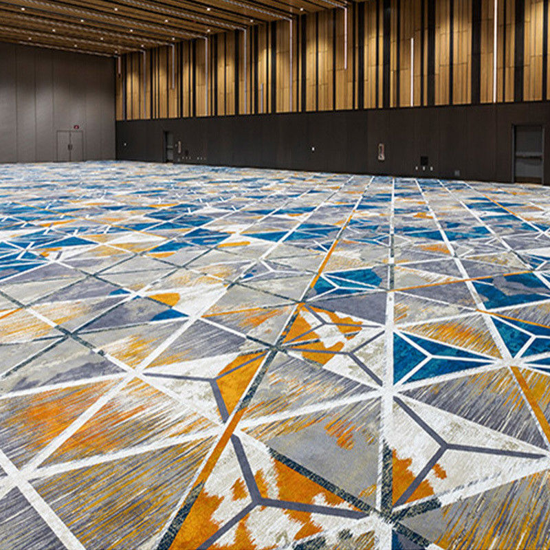 Quarto comercial Luxo Tapete de chão de lã para hotéis Cinema Teatro Design padrão personalizado