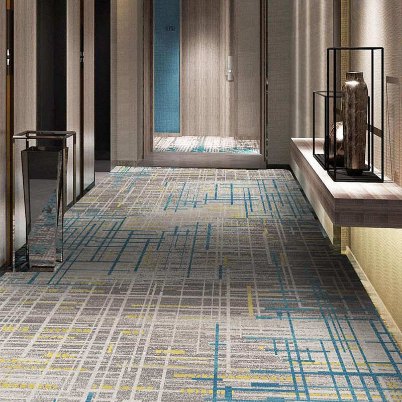Hotel Home Office Corredor de Oração Antiderrapante Nylon Tapete Impresso com Loop Pile Design