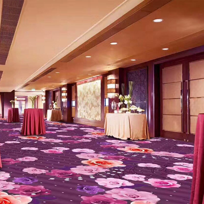 12 pés ou 13,12 pés Largura Axminster Tapete para Sala de Reuniões e Banquete estilo hotel de luxo