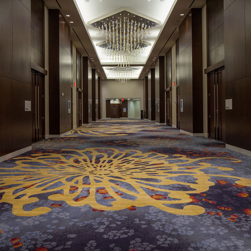 Design personalizado Tapete Axminster para clube noturno e decoração de piso de hotel 5 estrelas