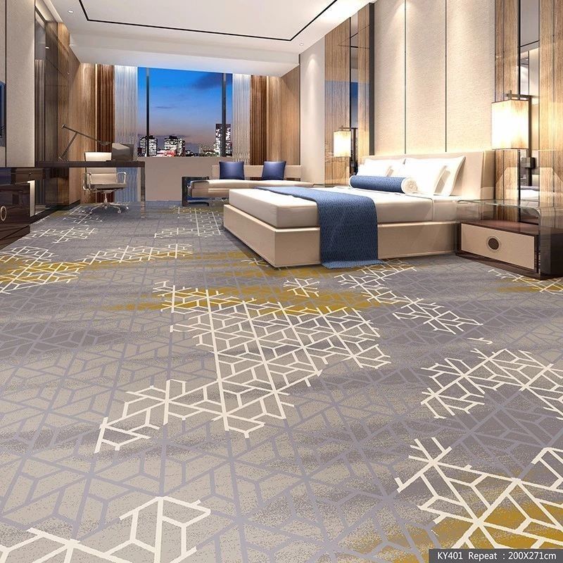 Luxo Hotel 5 estrelas Lobby Corredor Corredor Axminster Tapete com 7 mm de altura de pilha
