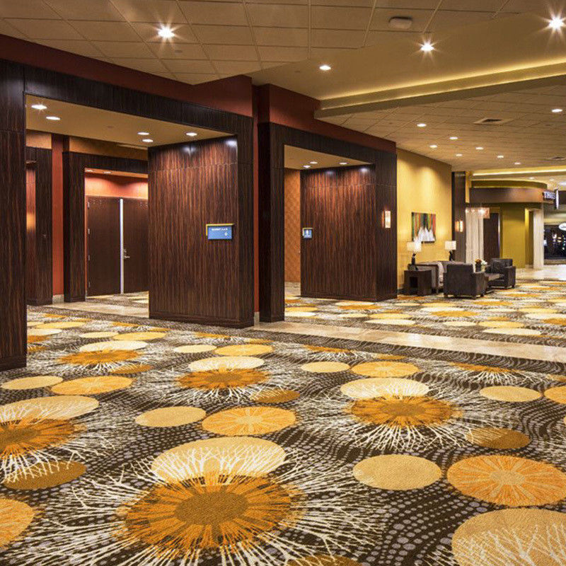 Cor personalizada de lã de luxo Tapete de parede a parede Axminster para 5 estrelas Alfombras Hotel